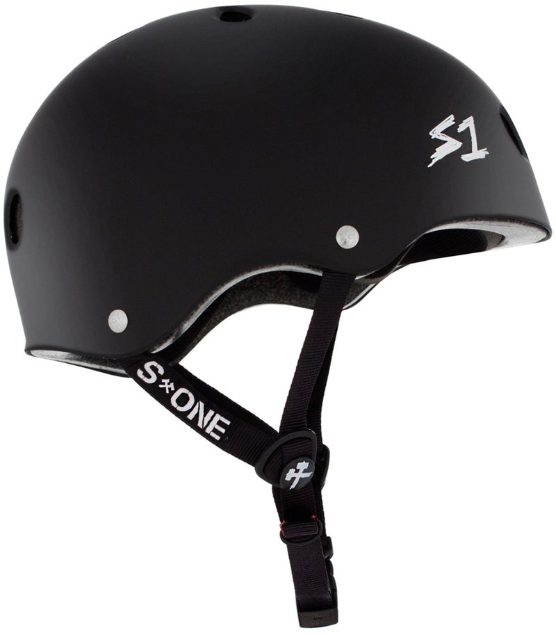 S-One S1 Lifer Helmet for Skateboarding, BMX, and Roller Skating - EPS Fusion Foam, CPSC & ASTM Certified - Black Matte Small (21") - Image 2